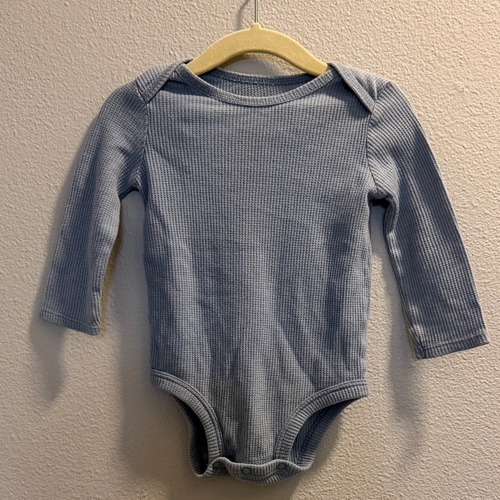 Classic Blue Long Sleeve Bodysuit